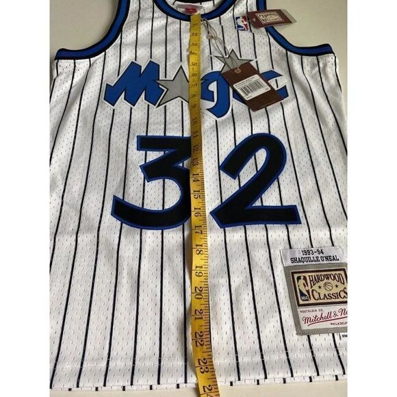 Mitchell & Ness NBA Swingman Jersey Magic 93-94 Shaquille O'Neal Men’s Sz S NEW - Picture 7 of 13